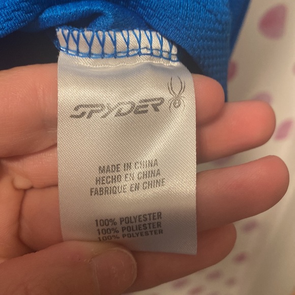 Spyder Boy's Youth Medium Debossed Long Sleeve Thermal Shirt - Picture 4 of 6